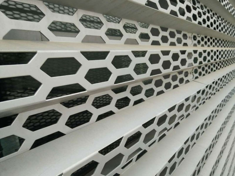 靖邊縣4S店幕墻裝飾沖孔板