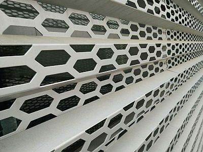 靖邊縣4S店幕墻裝飾沖孔板