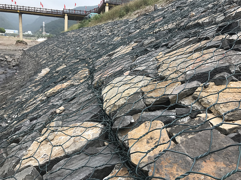 靖邊縣矽膠涂塑格賓網